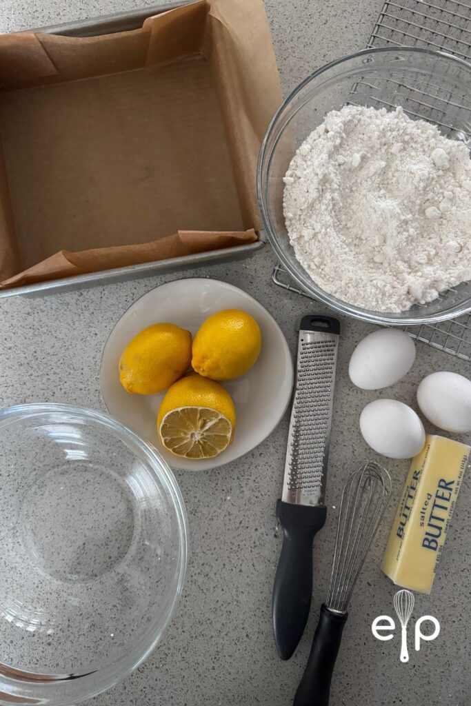 lemon bar ingredients