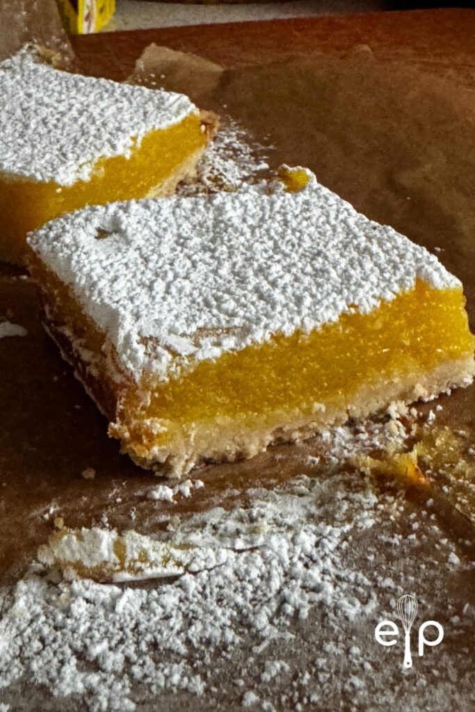 tangy lemon bars