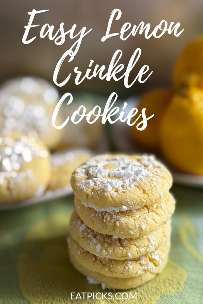 Easy Lemon Crinkle Cookies