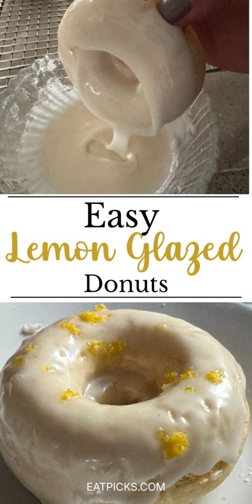 Easy Lemon Glazed Donuts