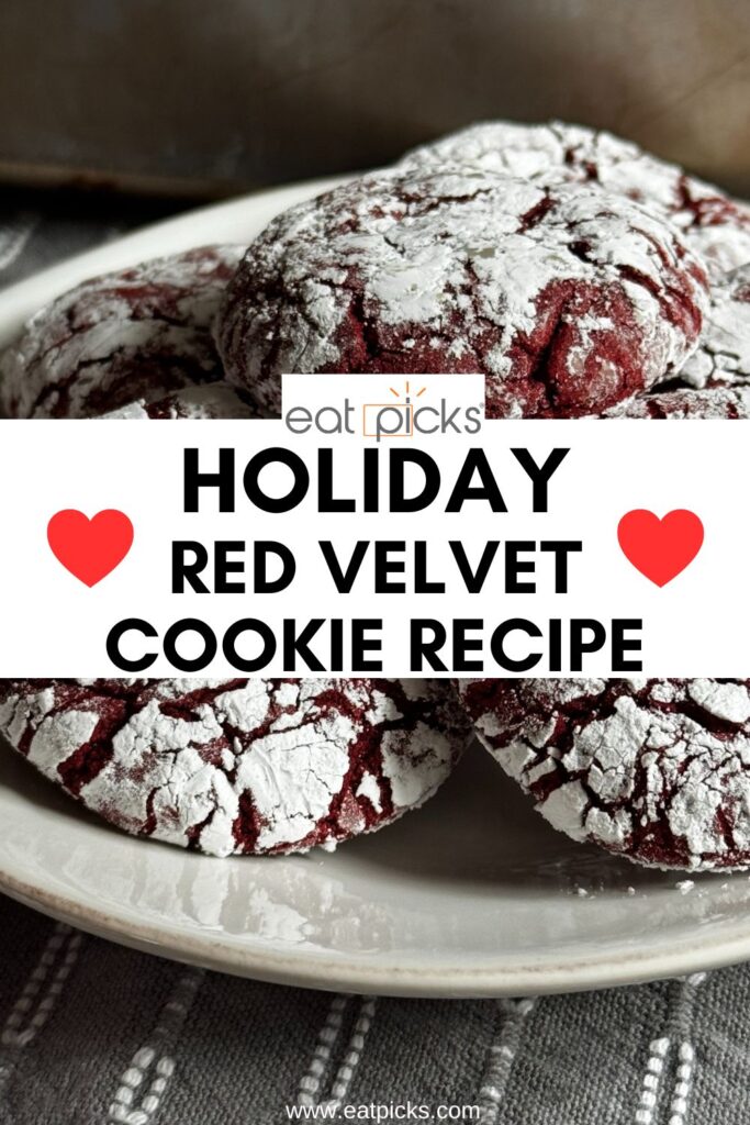 holiday red velvet cookies