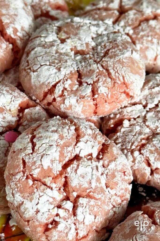 Cake Mix Crinkle Cookies